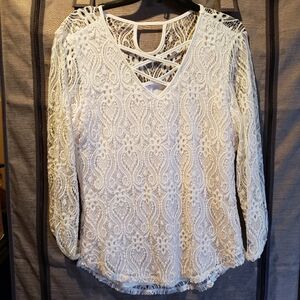 No Boundaries Lace Top